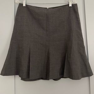 Express Charcoal Gray Flounce Skirt